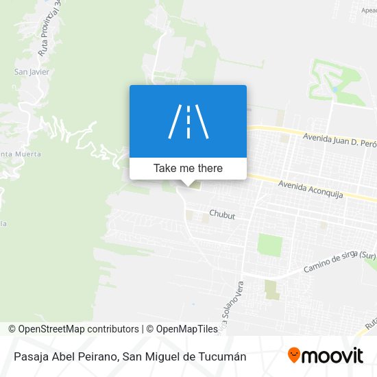 Mapa de Pasaja Abel Peirano