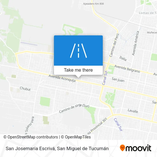 San Josemaría Escrivá map