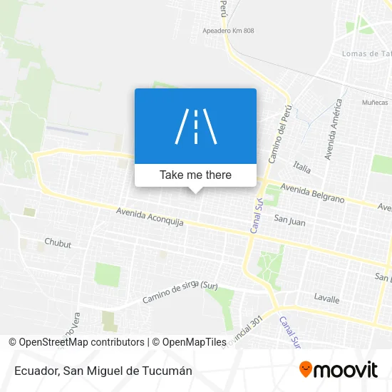 Mapa de Ecuador