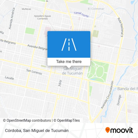 Mapa de Córdoba