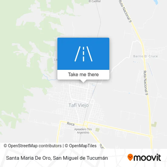 Mapa de Santa Maria De Oro