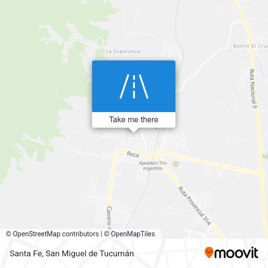 Santa Fe map
