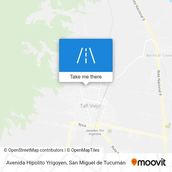 Mapa de Avenida Hipolito Yrigoyen
