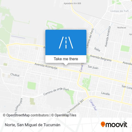 Norte map