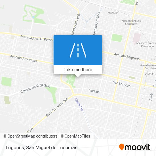 Lugones map