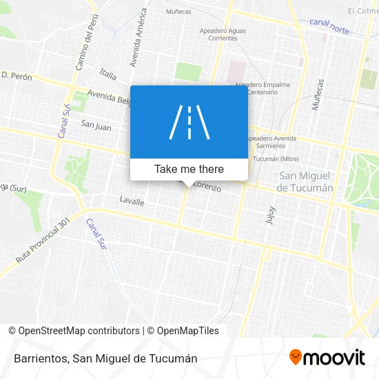 Mapa de Barrientos