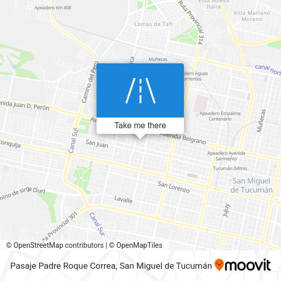 Pasaje Padre Roque Correa map