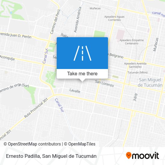 Ernesto Padilla map