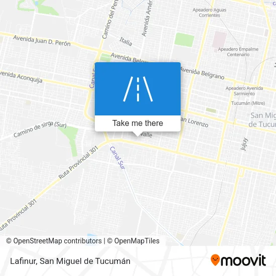 Mapa de Lafinur