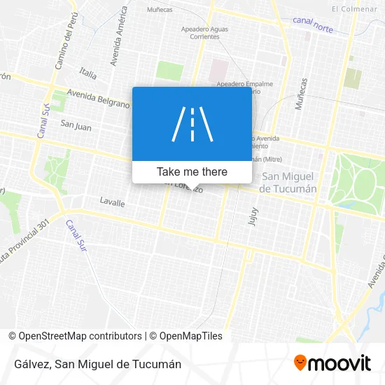 Gálvez map
