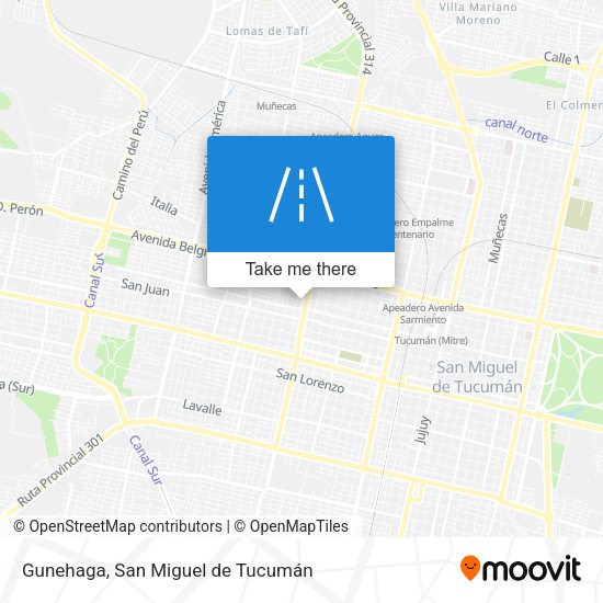 Mapa de Gunehaga