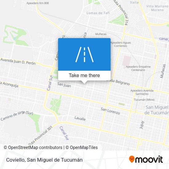 Coviello map