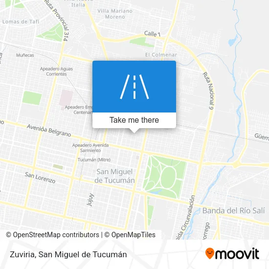 Zuviria map