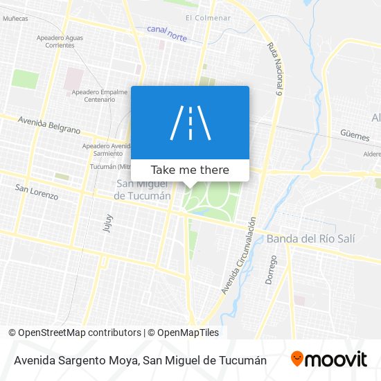 Avenida Sargento Moya map