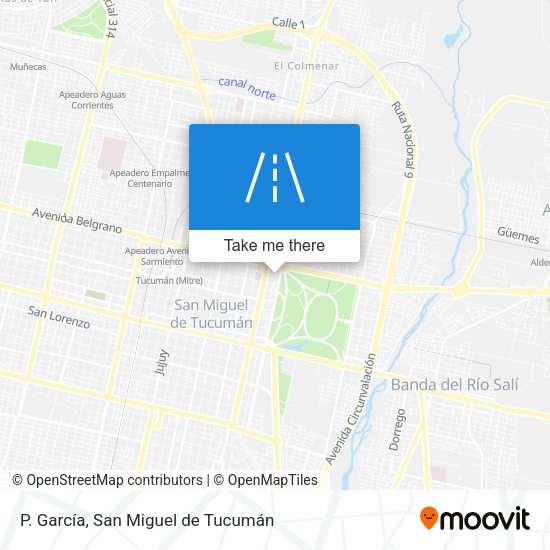 P. García map