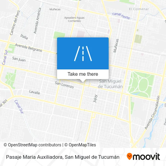 Mapa de Pasaje Maria Auxiliadora