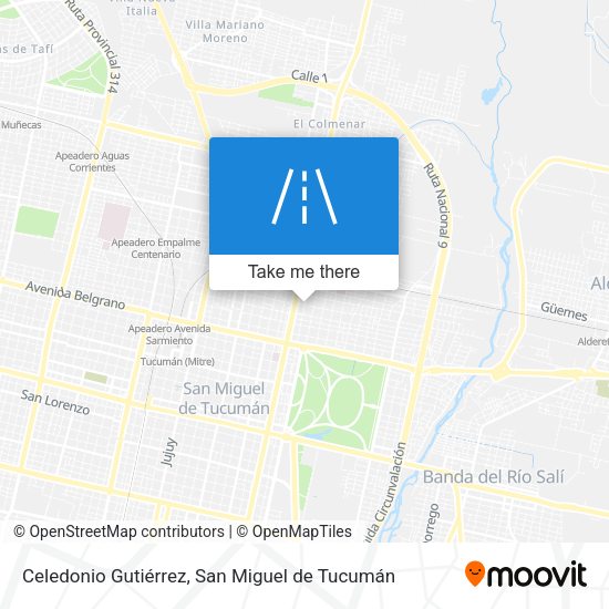 Celedonio Gutiérrez map
