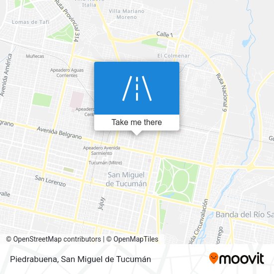 Piedrabuena map