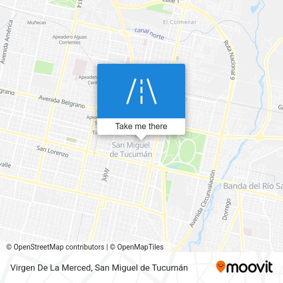 Virgen De La Merced map