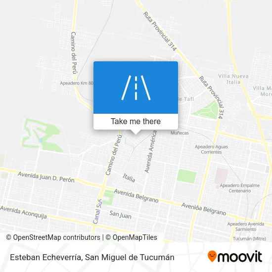 Mapa de Esteban Echeverría