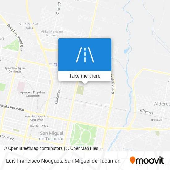 Mapa de Luis Francisco Nougués