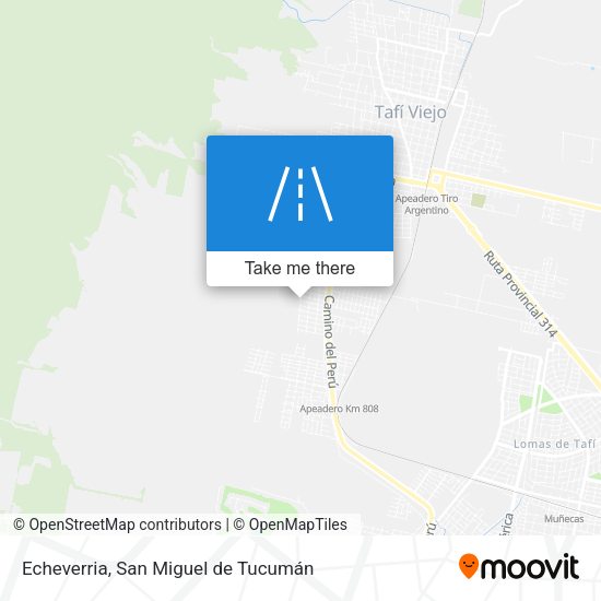 Echeverria map