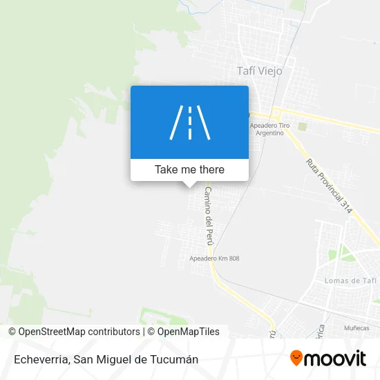 Mapa de Echeverria