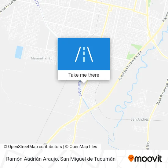 Ramón Aadrián Araujo map