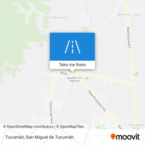 Tucumán map