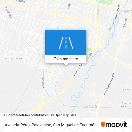 Mapa de Avenida Pérez Palavecino