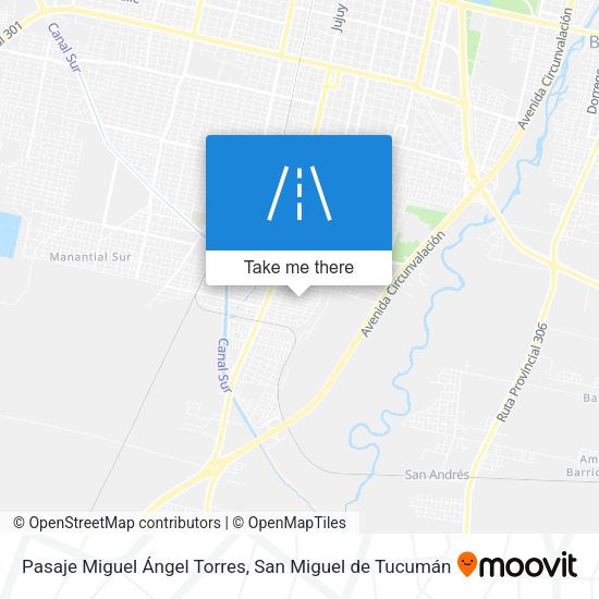 Pasaje Miguel Ángel Torres map