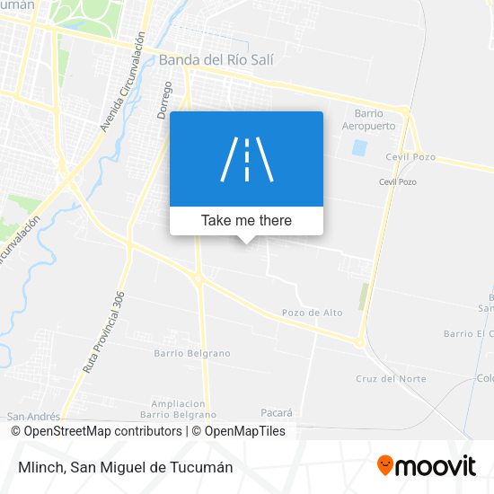 Mapa de Mlinch