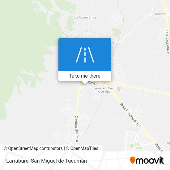 Larrabure map