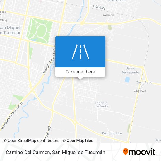 Mapa de Camino Del Carmen