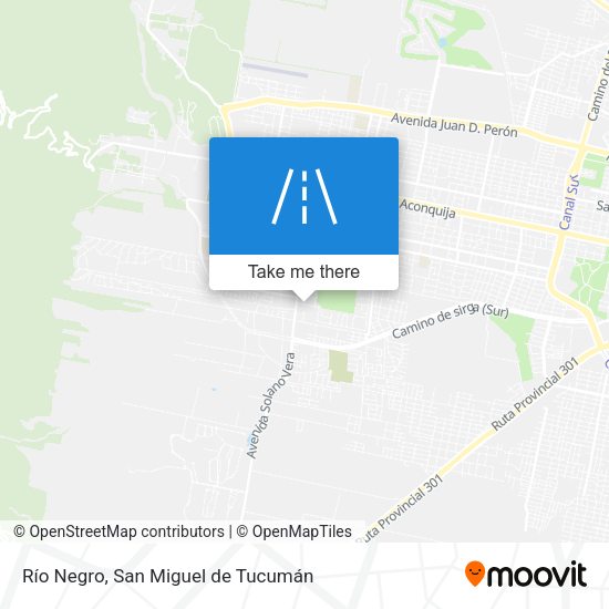 Mapa de Río Negro