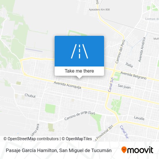 Pasaje García Hamilton map