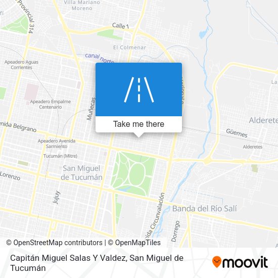 Mapa de Capitán Miguel Salas Y Valdez
