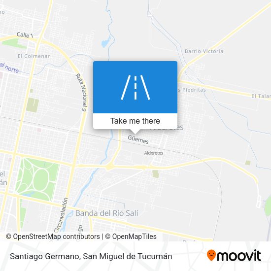 Mapa de Santiago Germano