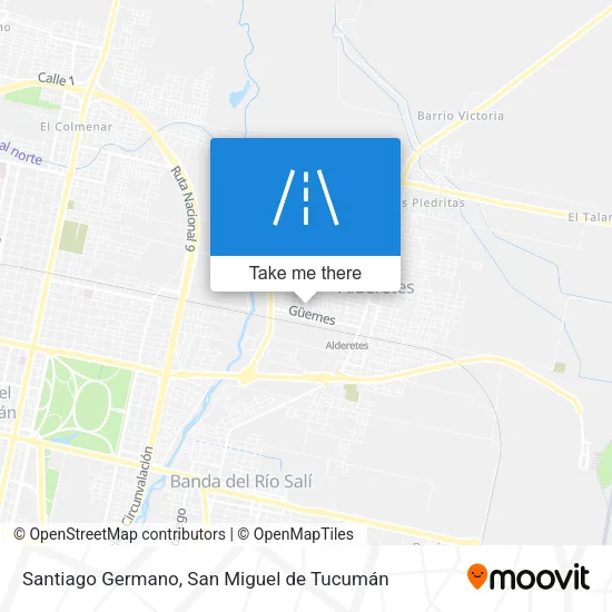 Mapa de Santiago Germano