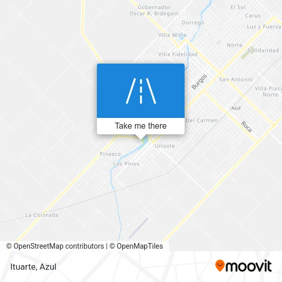 Mapa de Ituarte