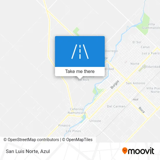 San Luis Norte map