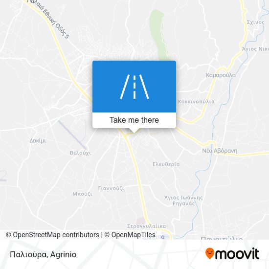Παλιούρα map