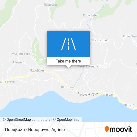 Παραβόλα - Νερομάννα map