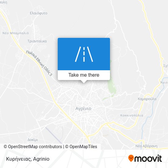 Κυρήνειας map