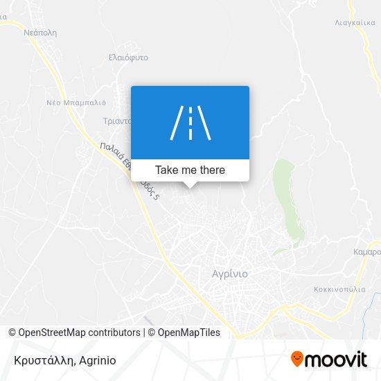 Κρυστάλλη map