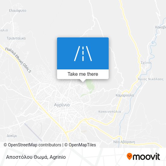 Αποστόλου Θωμά map