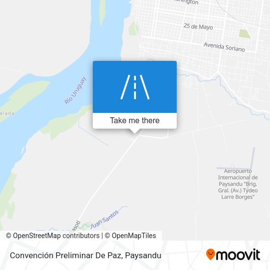 Mapa de Convención Preliminar De Paz
