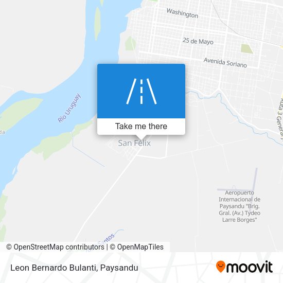 Leon Bernardo Bulanti map