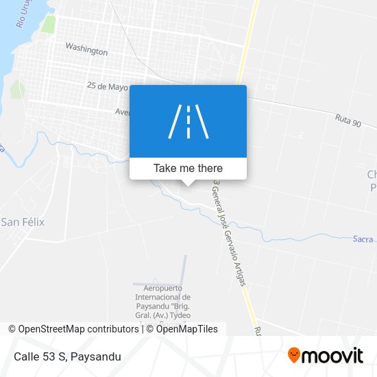 Calle 53 S map