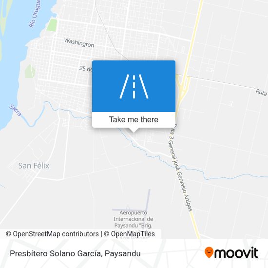 Presbítero Solano García map